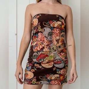 Paisley pattern skirt